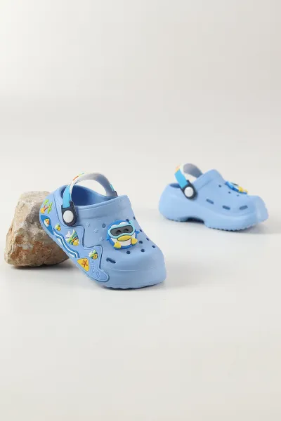 Mavi ( 25 - 30 ) Figürlü Erkek Çocuk Sandalet 462490