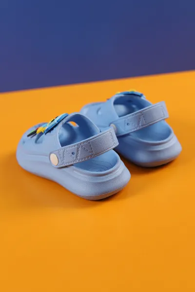 Mavi (25-30) Kaymaz Figürlü Çocuk Terlik & Sandalet 267990