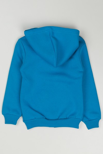 Mavi (3-12 Yaş) Start Baskılı Erkek Çocuk Sweatshirt 87460