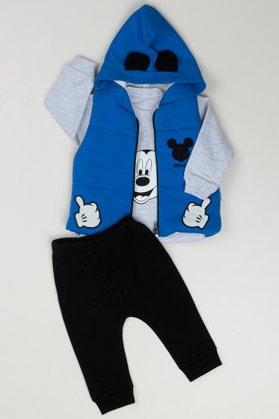 mavi-3-18-ay-mickey-baskili-erkek-cocuk-uclu-takim-87183