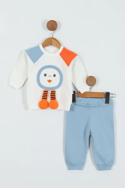 mavi-3-18-ay-penguen-nakisli-erkek-bebek-takim-288891