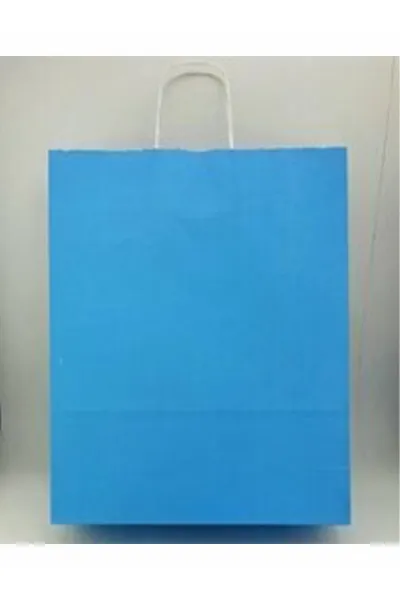 Mavi 31x12x41 Büküm Saplı Çanta 5'li 301131