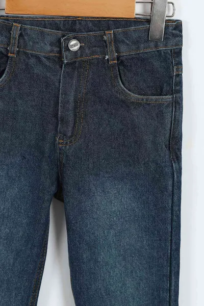 Mavi (5-8 Yaş) Erkek Çocuk Kot Pantolon 391244