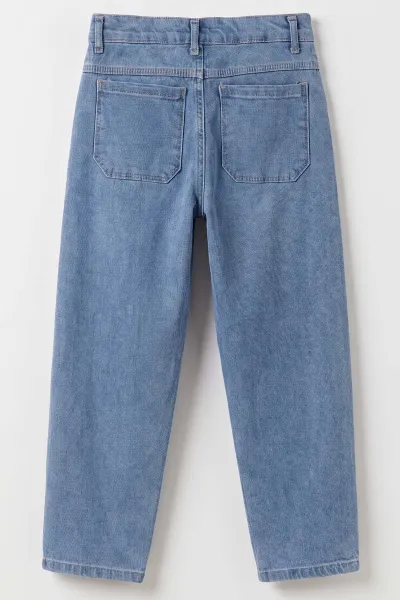 Mavi (6-15 Yaş)Baggy Erkek Çocuk Kot Pantolon 492828