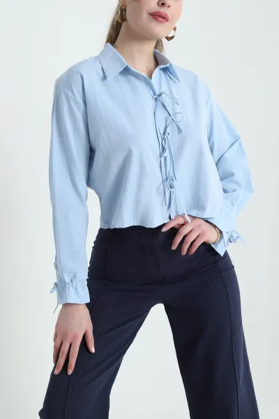 mavi-baglamali-poplin-kadin-gomlek-432562