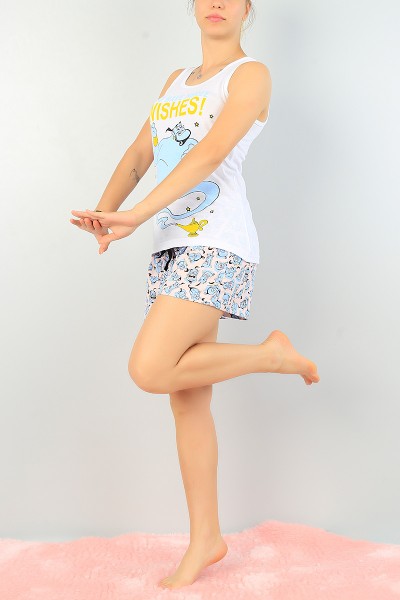mavi-baskili-bayan-sort-atlet-pijama-takimi-68129