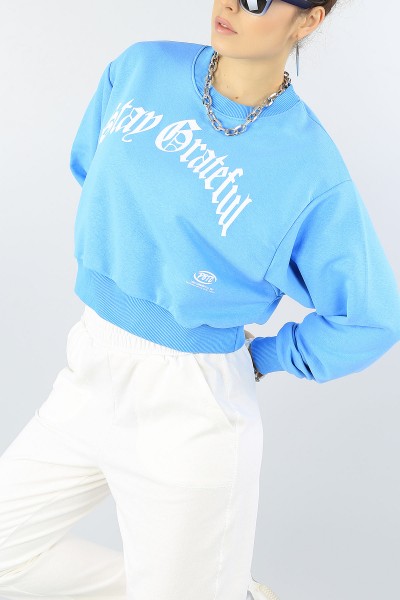 mavi-baskili-uc-iplik-bayan-sweat-54225