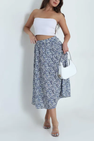 mavi-beli-lastikli-poplin-dokuma-kadin-etek-479855