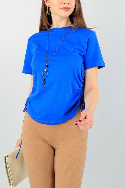 Mavi Bisiklet Yaka Sıkmalı Bayan Tişört 59850