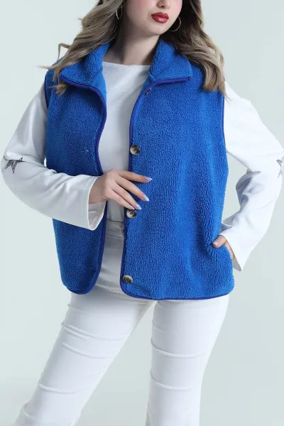 mavi-cepli-polar-kadin-yelek-494152
