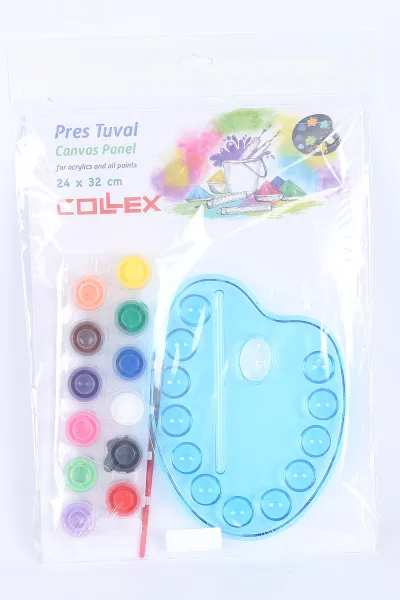 Mavi Collex Pres Tuval Seti 24x32 Cm 385483