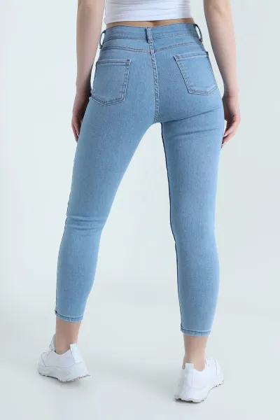 Mavi Dar Paça Slim Fit Kadın Kot Pantolon 447339