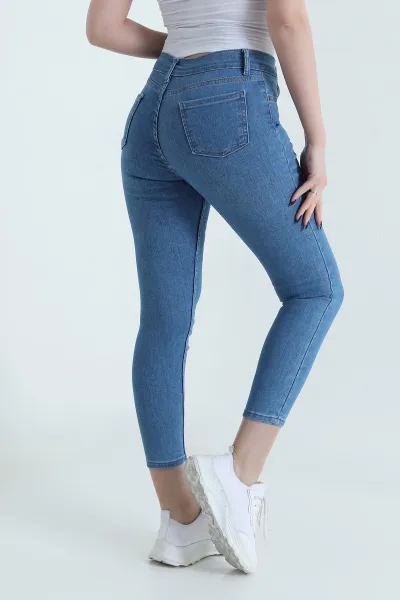 Mavi Dar Paça Slim Fit Kadın Kot Pantolon 452938