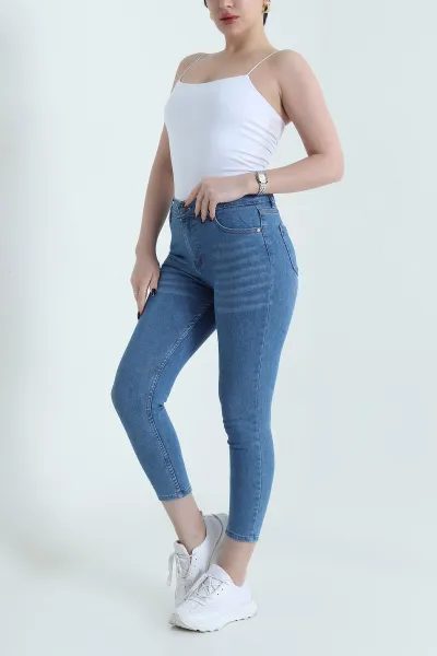 Mavi Dar Paça Slim Fit Kadın Kot Pantolon 452938