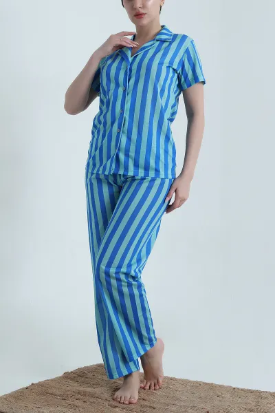 mavi-digital-baskili-kadin-pijama-takimi-459200