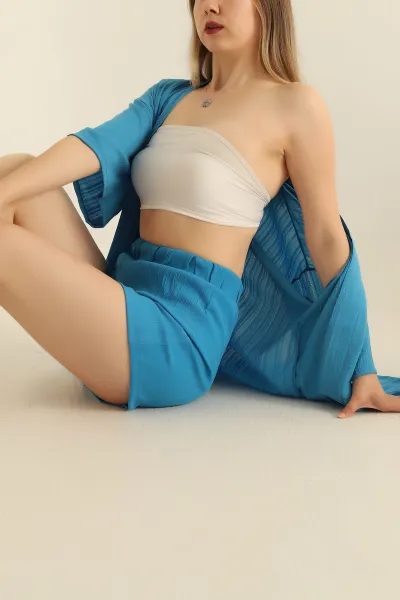 mavi-dokuma-sort-kimono-ikili-takim-278684