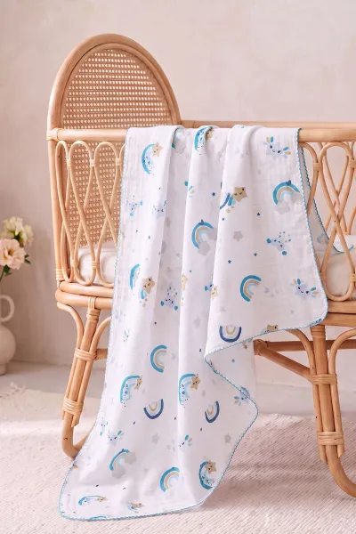 mavi-ekru-8090-cm-kenari-oyali-tek-kat-karisik-desen-muslin-bebek-battaniye-477508