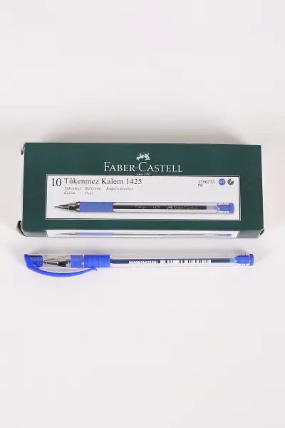 Mavi Faber Castell İğne Uç Tükenmez Kalem 10'lu 461286