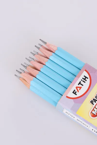 Mavi Fatih Mercanlı Pastel Kurşun Kalem 12'Lİ 287989