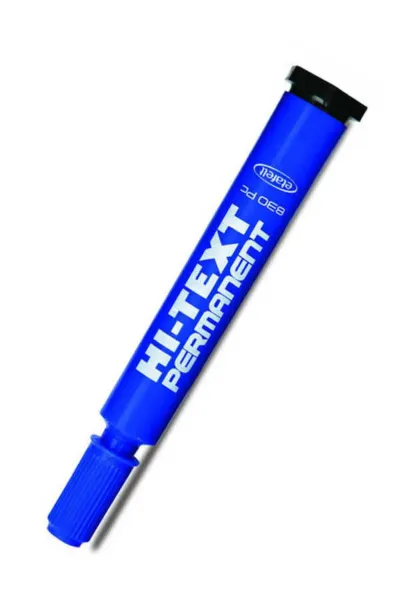 Mavi Hi-Text Permanent Kesik Uçlu Kalıcı Koli Kalemi 830pb 283982