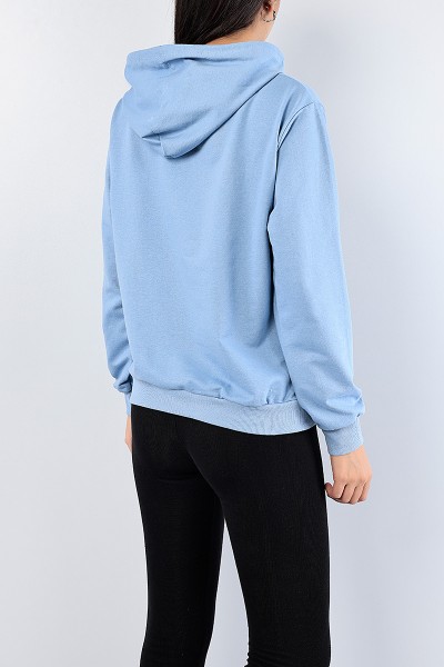 Mavi Kanguru Cepli Bayan Sweat 76190