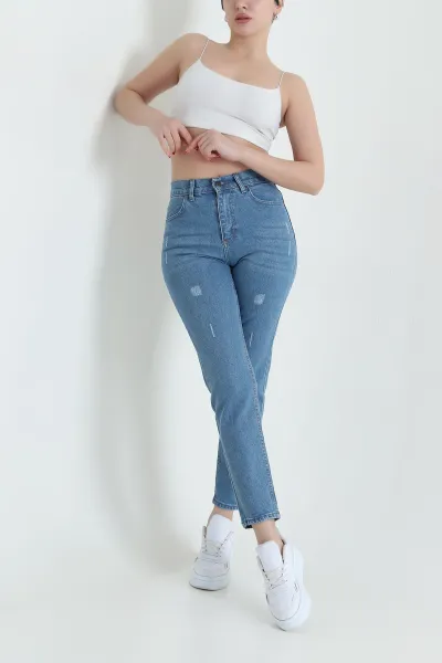 Mavi Lazer Kesim Comfort Likralı Kadın Kot Pantolonu 432037