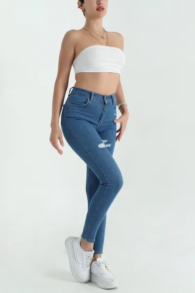 Mavi Lazer Kesim Slim Fit Kadın Kot Pantolon 367034