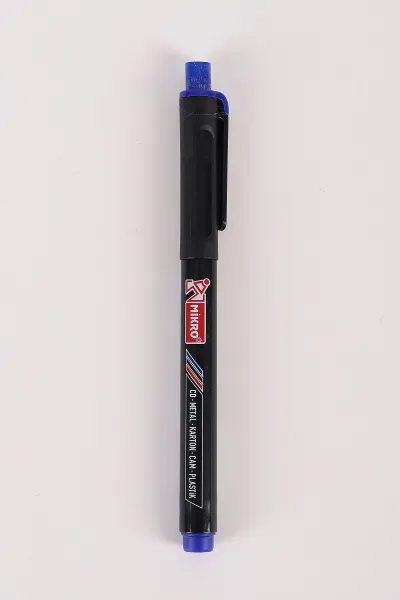Mavi Mikro Cd Kalemi - Asetat Kalem (M Kalın Uçlu) Silgili 457304