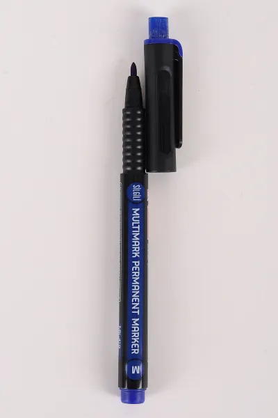 Mavi Mikro Cd Kalemi - Asetat Kalem (M Kalın Uçlu) Silgili 457304