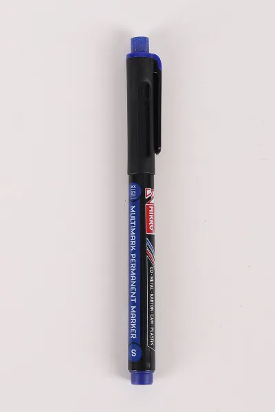 Mavi Mikro Cd Kalemi - Asetat Kalem (S İnce Uçlu) Silgili 457293