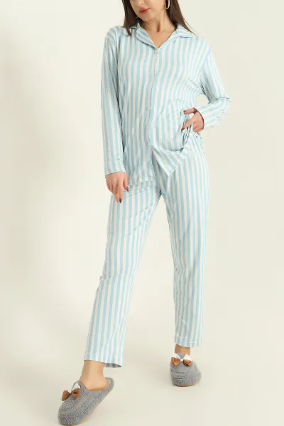 mavi-milan-dugmeli-bayan-pijama-takimi-329613