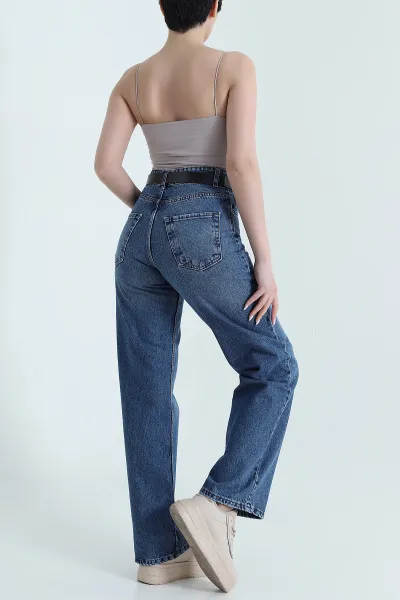 Mavi Mom Cepli Kadın Kot Pantolon 446282