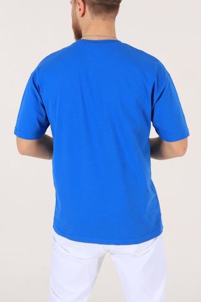 Mavi Oversize Erkek Tişört 170990