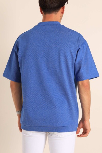 Mavi Oversize Erkek Tişört 181809