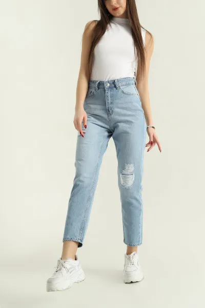 mavi-pencli-yirtik-mom-kot-pantolon-334794