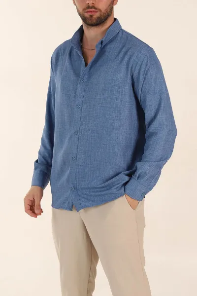 mavi-regular-fit-ata-yaka-uzun-kollu-erkek-gomlek-369870