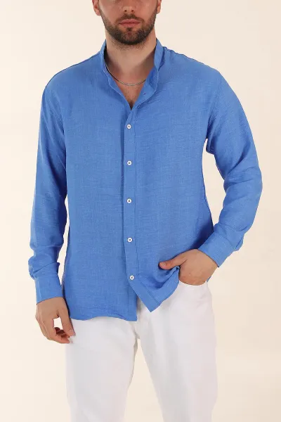 mavi-regular-fit-hakim-yaka-uzun-kollu-erkek-gomlek-370037