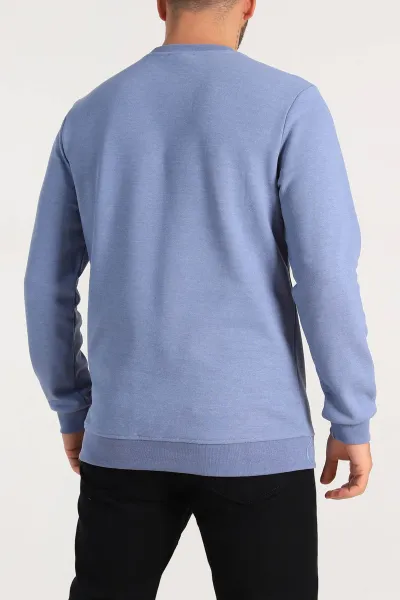 Mavi Regular Fit İnterlok Kumaş Pike Doku Basic Erkek Sweatshirt 305428