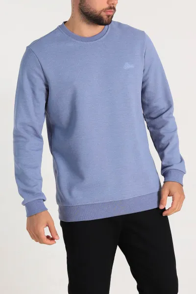 Mavi Regular Fit İnterlok Kumaş Pike Doku Basic Erkek Sweatshirt 305428