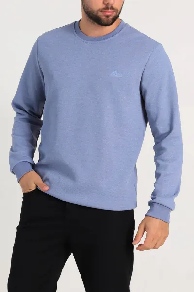 Mavi Regular Fit İnterlok Kumaş Pike Doku Basic Erkek Sweatshirt 305428