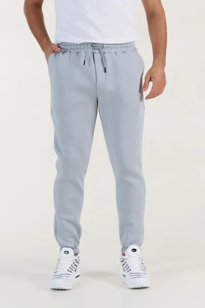 Mavi Regular Fit Üç İp Şardonlu Paça Lastikli Erkek Eşofman Altı 398045