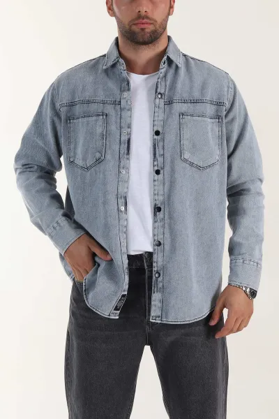 mavi-relaxed-fit-gabardin-cift-cepli-yikamali-erkek-gomlek-397969