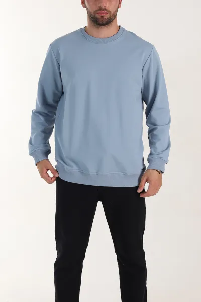 Mavi Relaxed Fit İki İp Şardonsuz Basic Erkek Sweatshirt 398125