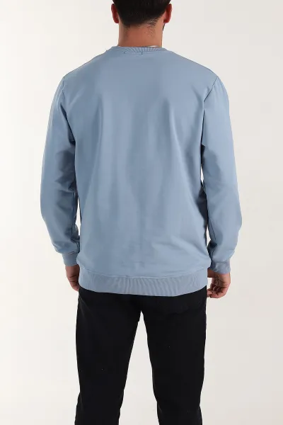 Mavi Relaxed Fit İki İp Şardonsuz Basic Erkek Sweatshirt 398125