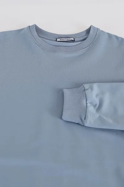Mavi Relaxed Fit İki İp Şardonsuz Basic Erkek Sweatshirt 398125