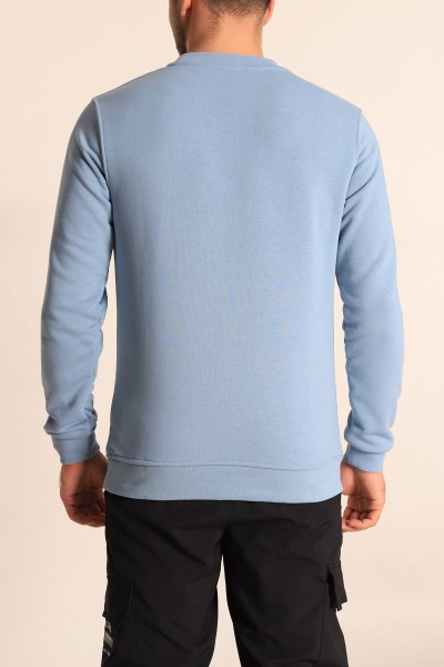 Mavi Relaxed Fit Kabartma Yazılı Erkek Sweatshirt 221445