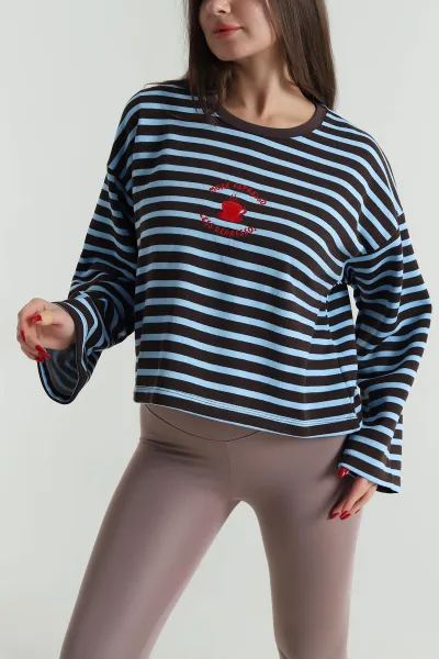 mavi-sardonsuz-uc-ip-kadin-fermuarsiz-sweat-496138
