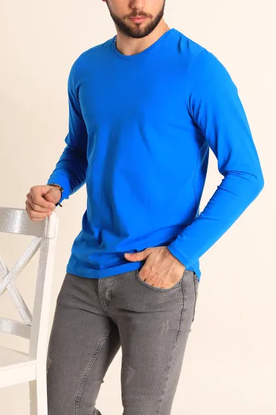 mavi-slim-fit-likrali-basic-erkek-sweatshirt-234973