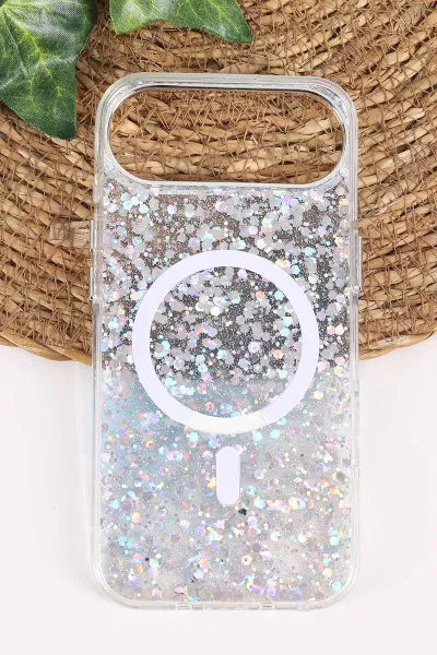 Mavi TeknoCase İPhone 17 Air Uyumlu Sortie Diamond Case Serisi Sert Silikon Telefon Kılıfı 458020
