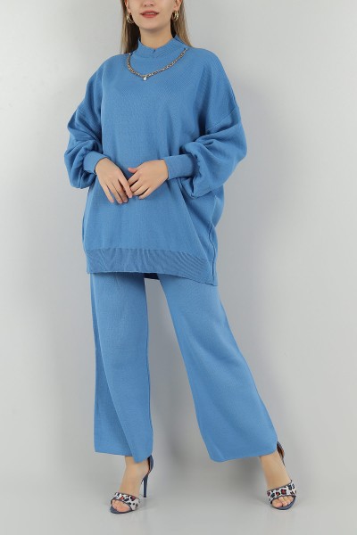 Mavi Tunik Pantolon Triko İkili Takım 147137